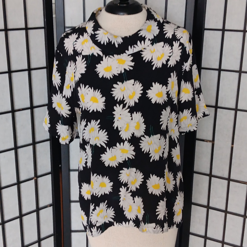 Eguipment Femme  Collared Blouse. Size M